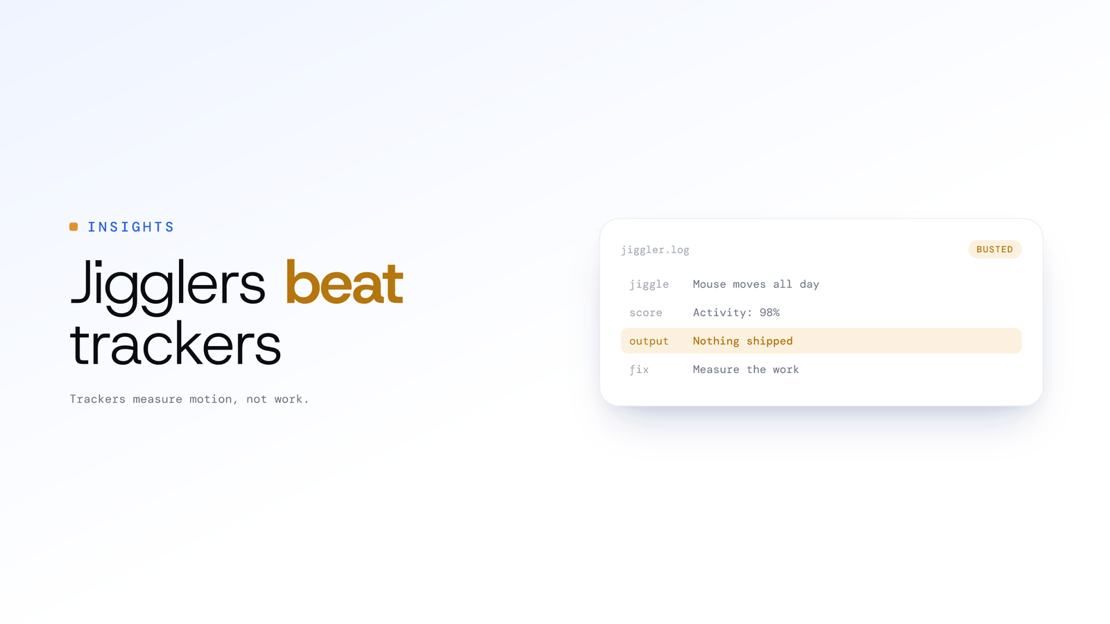 Mouse jigglers and fake productivity