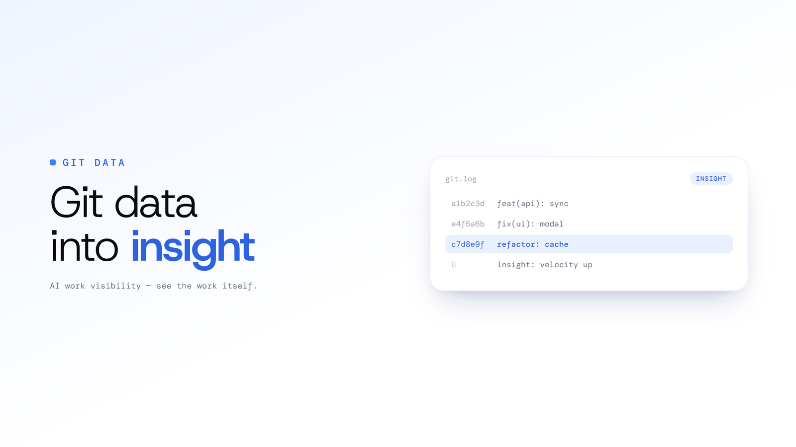 Turning Git Data into Actionable Team Insights